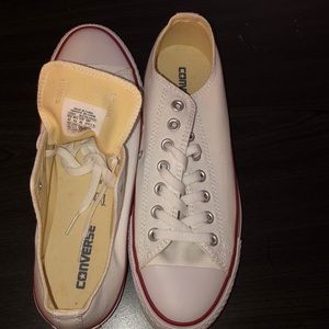 White Converse! Size W10.5 M8.5